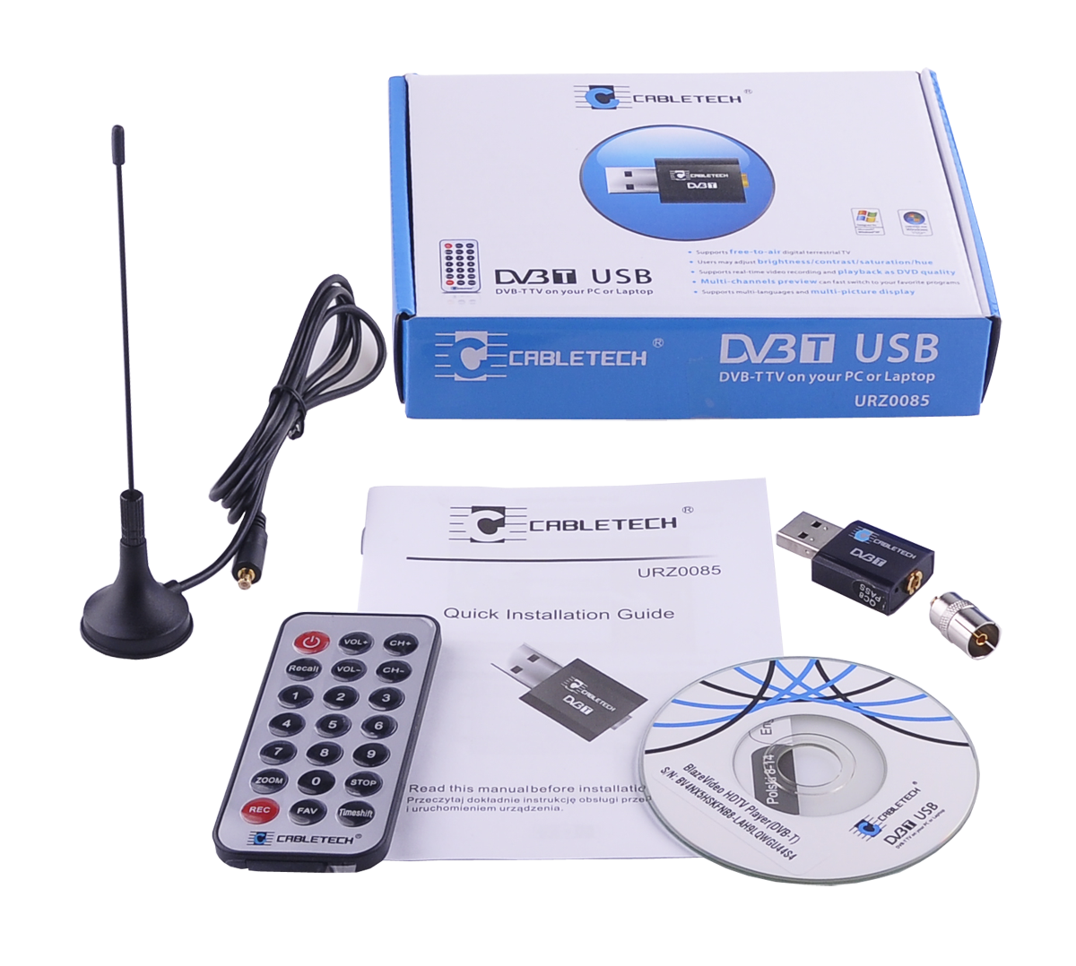 Nettigo: DVB-T USB tuner - for Raspberry [URZ0085]