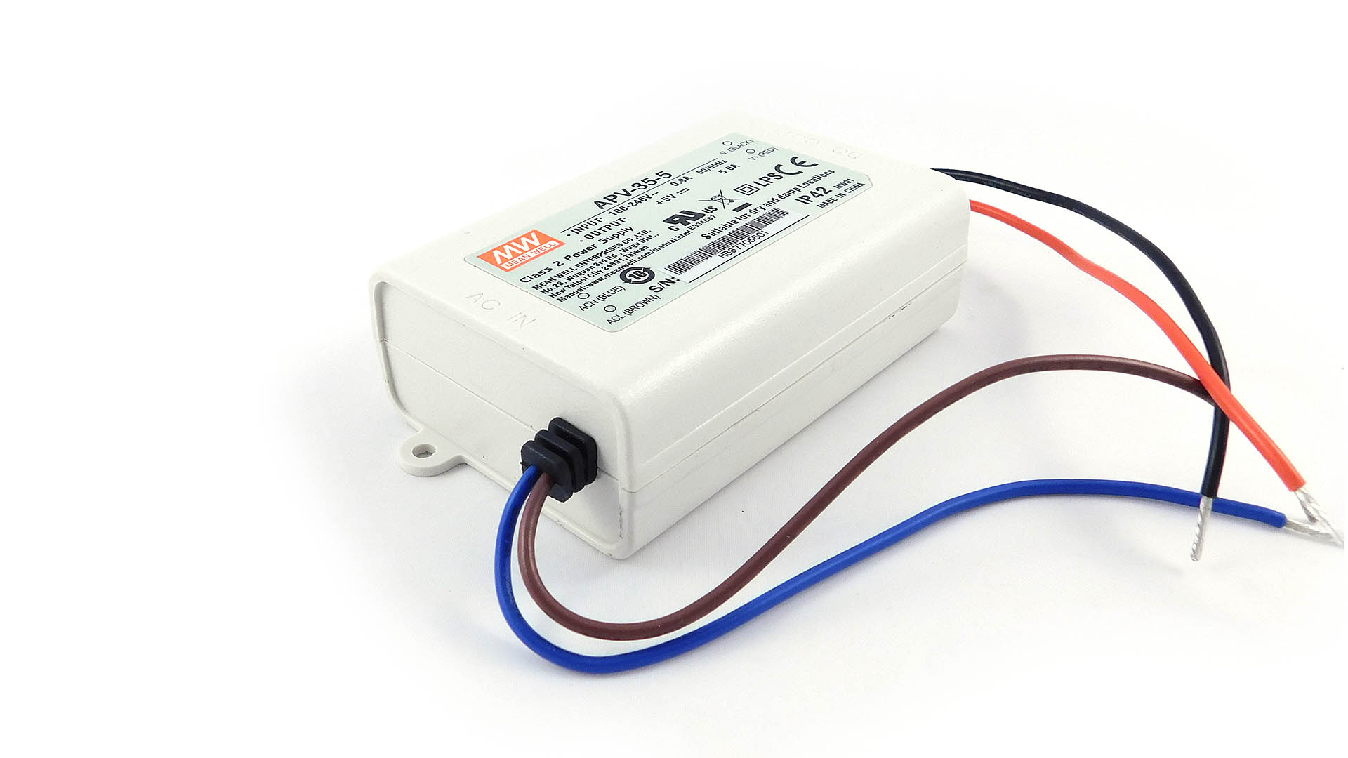 Details about   MeanWell APV-35-5 25W 5V 5A LED power supply 