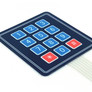 Membrane keypad with 12 buttons