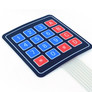 Membrane keypad with 16 buttons