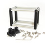 MakerBeam 12 pieces of corner cubes black anodised