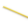 Goldpin header 1x40 raster 2.54 mm yellow