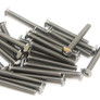 MakerBeam set of 25 pieces M3, 25mm, square headed bolts with hex hole