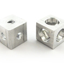 MakerBeam 12 pieces of corner cubes clear anodised