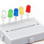 LED 5mm set - 500 pcs - red, yellow, blue, green and white