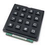 Black numeric keypad 4x4