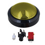 Big yellow push button with LED 