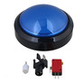 Big blue push button with LED 