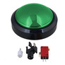 Big green push button with LED 