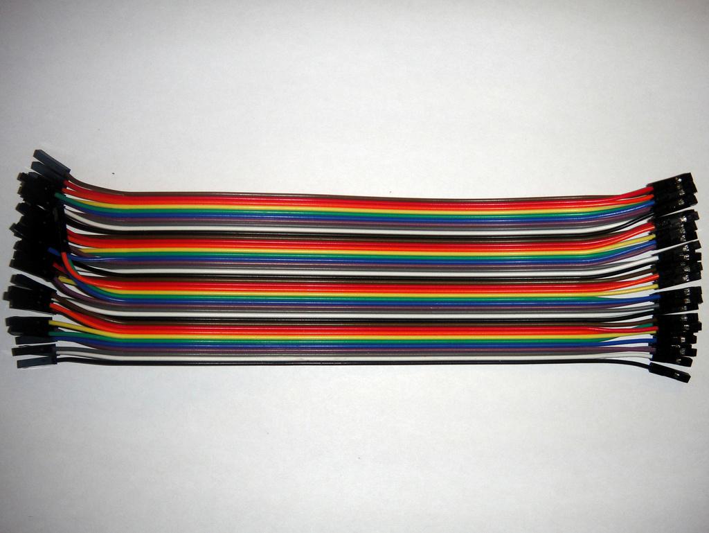 Nettigo: Jumper wires, F-F, 40 pcs, 30 cm