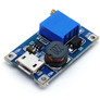 DC/DC STEP-UP converter MT3608 5-28V 2A, microUSB connector