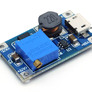 DC/DC STEP-UP converter MT3608 5-28V 2A, microUSB connector