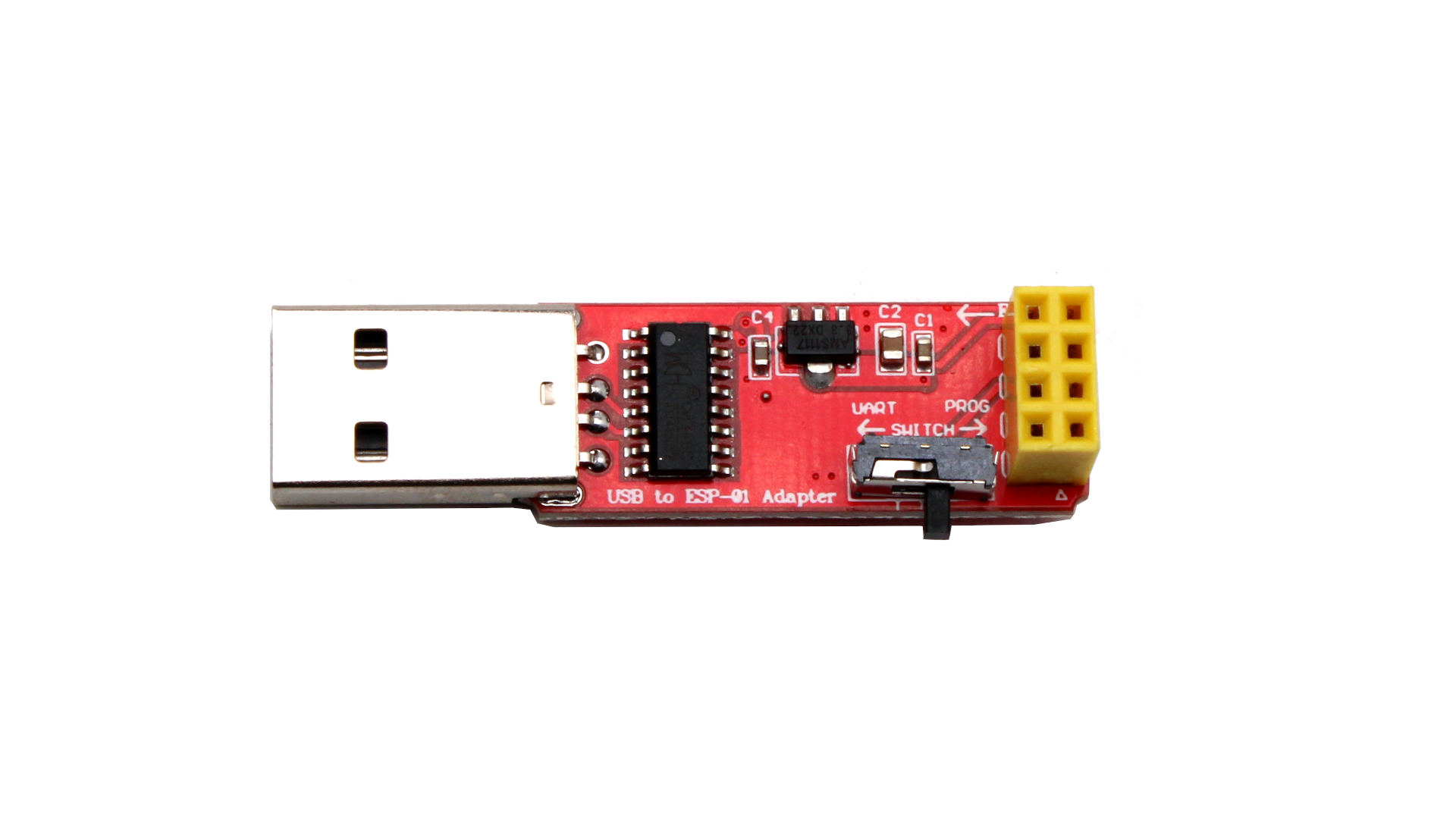 USB zu ESP8266 Serienmodul TTL Wifi ESP-01 CH340G Entwicklungsboard Adapter ER 