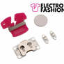 Electro-Fashion Sewable Light Kit, Flat Easy Sew LEDs, Red (Kitronik 2737)