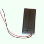 Battery holder with cover and switch 2 x AA