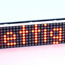 LED 8x32 (red) matrix module driven by MAX7219