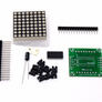 LED 8x8 matrix module with MAX7219 SPI, soldering kit